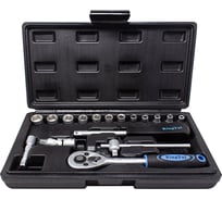 Набор инструментов KingTul 17пр., 1/4",6гр. 4-13мм KT-17(10036)