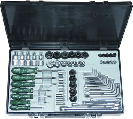 Набор инструмента Torx (64 предмета) FORCE 4651
