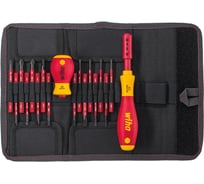 Набор SL/PH/PZ//TORX/SW, 18 штук WIHA SoftFinish electric slimVario&Stubby 41231