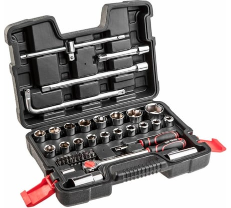 Набор торцевых ключей 1/4, 1/2 47 штук Top Tools 38D550
