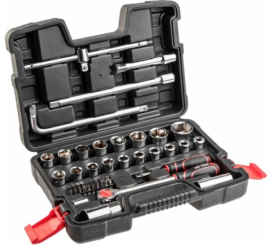 Набор торцевых ключей 1/4, 1/2 47 штук Top Tools 38D550
