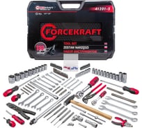 Набор инструментов Forcekraft 139 предметов 1/4", 1/2" (6гр.) (4-32мм) FK-41391-5(56420) 28206656