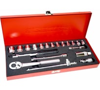 Набор торцевых головок 3/8" 6-гранных, 6-23 мм 20 предметов IZELTAS 1110006020