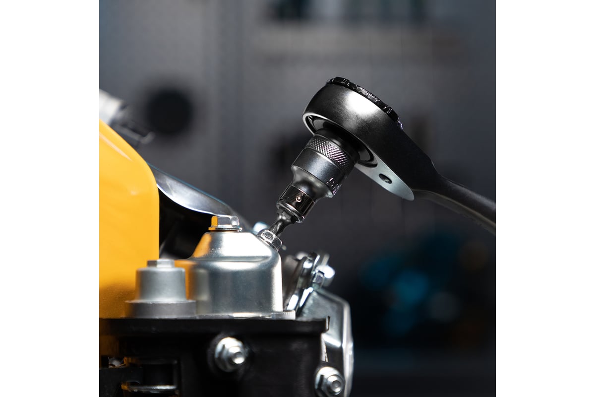 Набор торцевых головок, трещотка 120 зубьев, 41 предмет GROSS 14143 ...