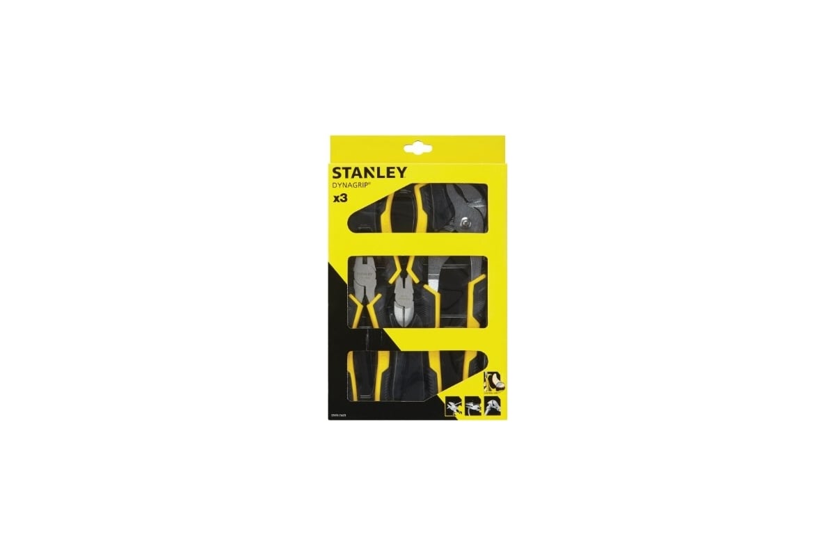  плоскогубцев и кусачек Stanley 3 шт. STHT0-74471 - выгодная цена .