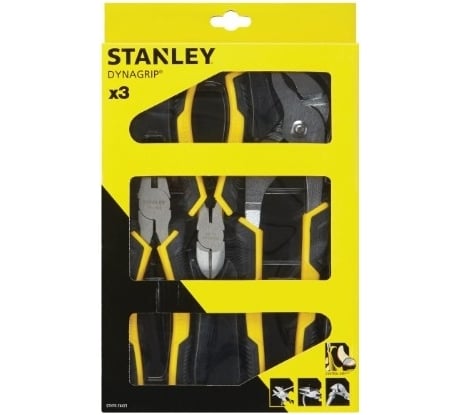 Набор плоскогубцев и кусачек Stanley 3 шт. STHT0-74471