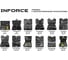 Набор инструментов 18 предметов 1/4" Inforce, Сталь Cr-V, Профессиональный, 06-07-13 19