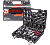 Набор инструментов Forcekraft 82 пр. 1/4" 3/8"(6гр.)(4-22мм) FK-4821-5DS(52660) 28672214