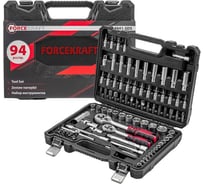 Набор инструментов Forcekraft fk-4941-5ds-м 1/4", 3/8", 6 гр., 4-22 мм, 94 предмета 52661