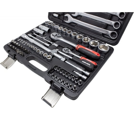 Набор инструментов BaumAuto 1/2", 1/4", 6 гр., 4-32 мм, 82 предмета BM-4821-5(16721)
