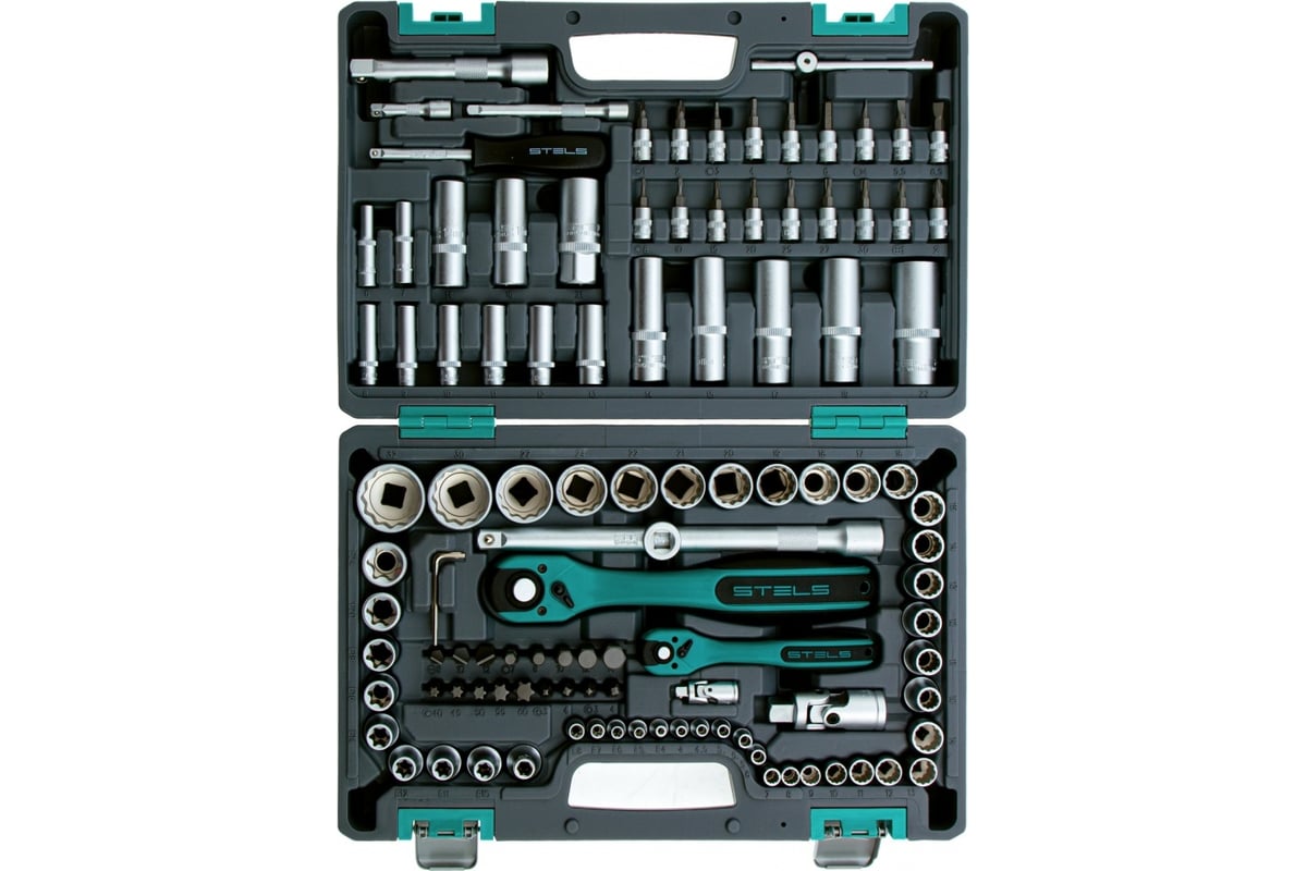 Набор инструментов 109 предметов 12 гранные головки STELS 14122