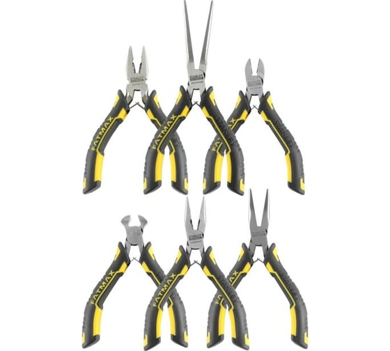 Набор: мини-плоскогубцы и кусачки Stanley Fatmax 6 предметов FMHT0-80541