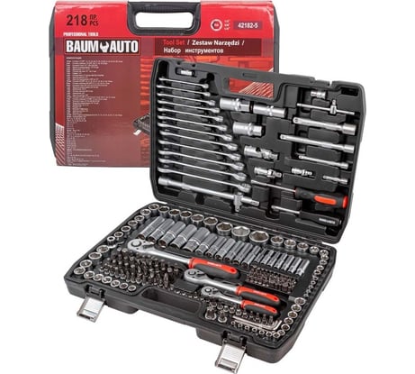Набор инструментов BaumAuto 218 предметов BM-42182-5(52962)