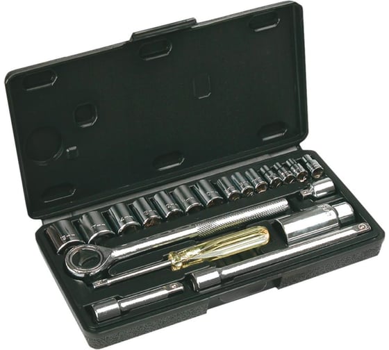 Набор сменных головок и насадок 1/4 и 3/8, 20 шт. Top Tools 38D257