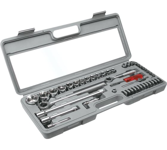 Набор сменных головок и насадок 1/2, 52 шт Top Tools 38D270 1