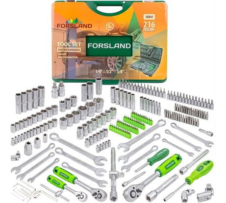 Набор инструментов Forsland 216 предметов Forsland-38841(52668)