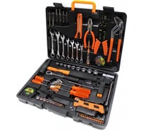 Набор инструментов ISMA 1/4", 3/8", 5-19 мм, ключи 10-17 мм, шарнирно-губцевый инструмент, отвертки, биты, молоток, ключи 6-е г-образные, расходник, 600 предметов ISMA-56003(48169)