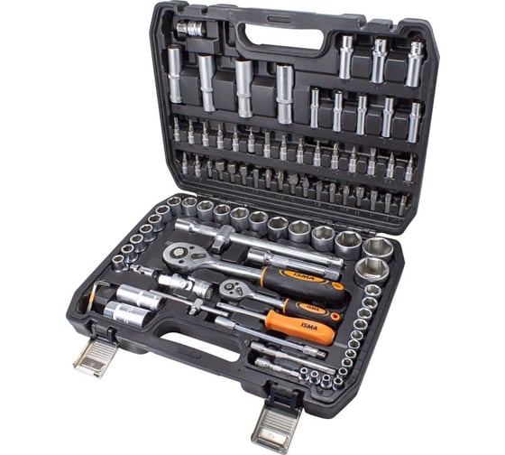 Набор инструментов ISMA 1/4", 1/2", 6 гр., 4-32 мм, 94 предмета 4941-5(50774) ISMA-4941-5(50774)