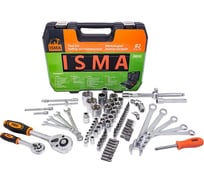 Набор инструментов ISMA 1/4", 1/2", 6гр., 4-32 мм, 82 предмета 4821-5(50773) ISMA-4821-5(50773)