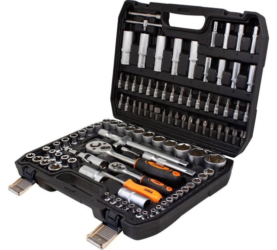 Набор инструментов ISMA 1/4", 1/2", 6гр., 4-32 мм, 108 предметов ISMA-41082-5(50775)