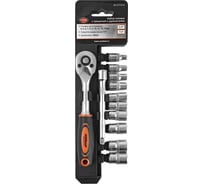 Набор шестигранных головок с трещоткой 1/4 12 предметов AV Steel AV-011412