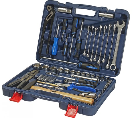 Набор инструмента, DR 6-гранный 99 предметов пластиковый кейс KORUDA KR-TK99