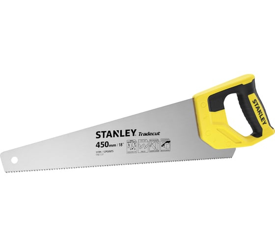 Ножовка Stanley TRADECUT 18in/450mm, 11 TPI STHT20355-1