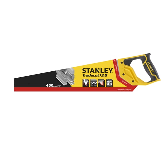 Ножовка Stanley TRADECUT 18in/450mm, 11 TPI STHT20355-1