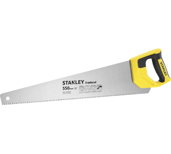 Ножовка Stanley TRADECUT 22in/550mm, 8 TPI STHT1-20352