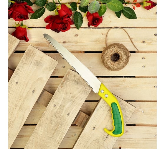 Садовая пила INBLOOM 41 см, марганцевая сталь 65М, пластик 186-024