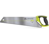 Ножовка для ламината, 500мм, 3d, мелкий зуб, алюминиевая защита ARMERO A533/502