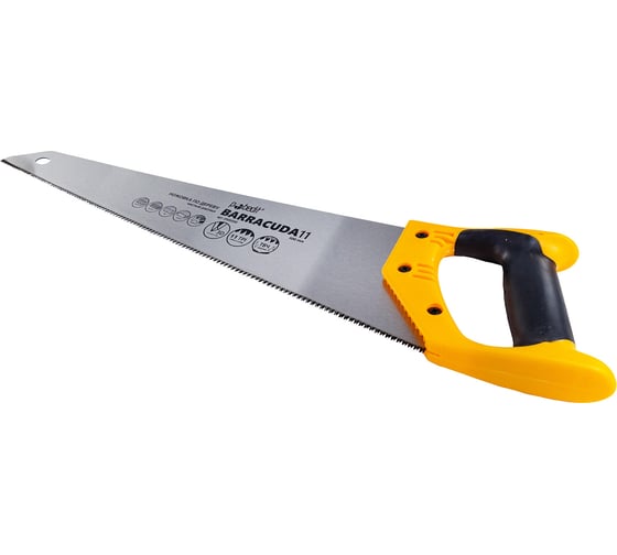 Ножовка по дереву Pobedit Barracuda 11, 500 мм, 3D 2505550