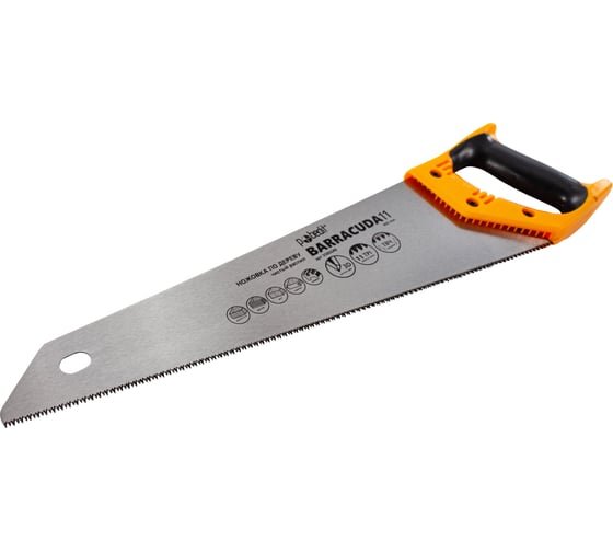 Ножовка по дереву Pobedit Barracuda 11, 400 мм, 3D 2505540