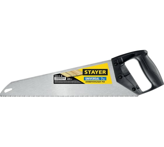 Универсальная ножовка пила Stayer "Universal", 400мм, 7TPI, 15050-40_z03 1