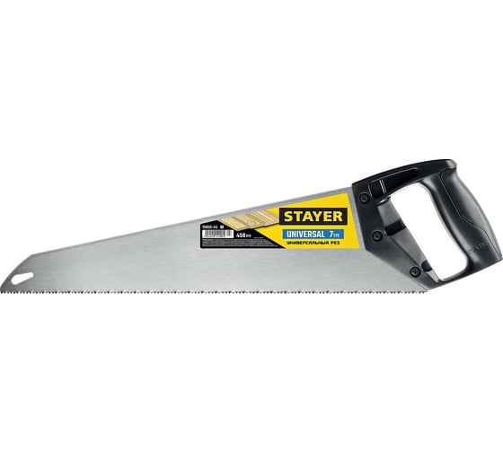 Универсальная ножовка пила Stayer "Universal", 450мм, 7TPI, 15050-45_z03