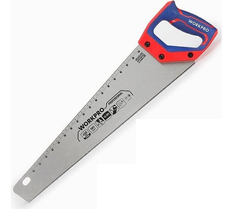Ножовка по дереву WORKPRO 500 мм (20") SK5, 11TPI WP215011
