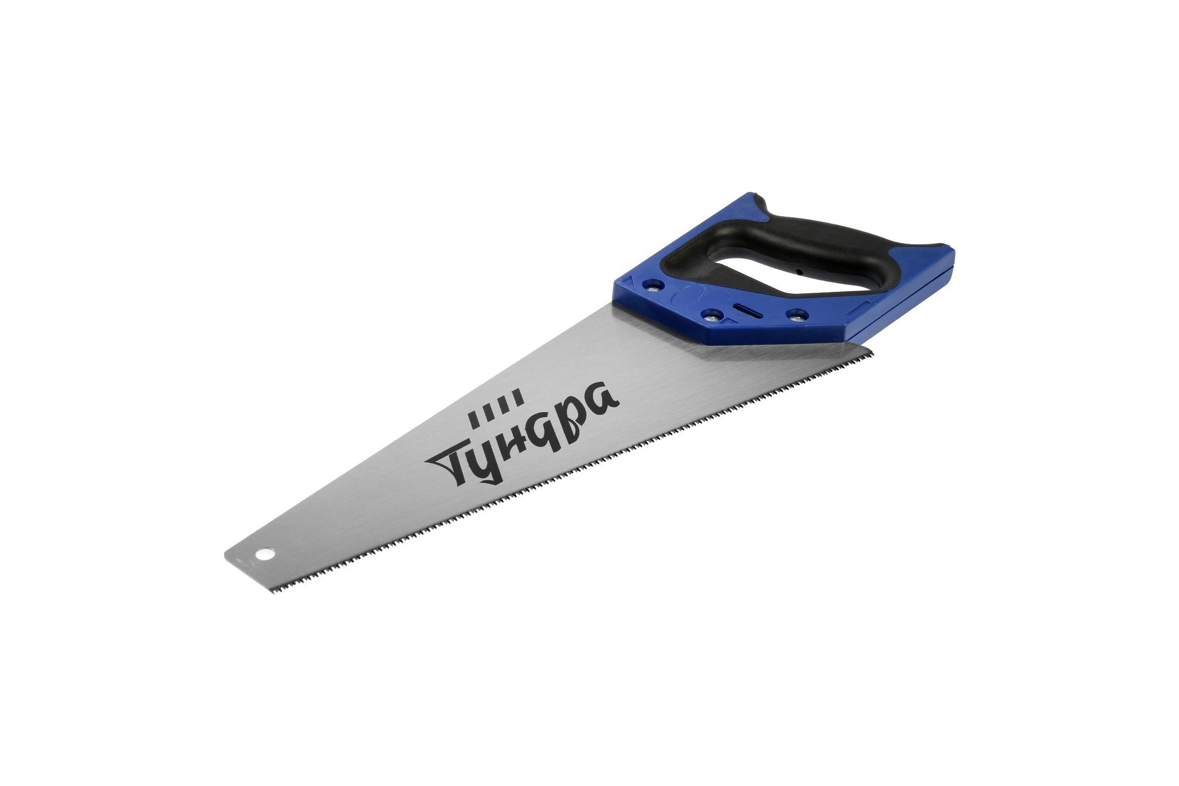 Ножовка по дереву ТУНДРА двухкомпонентная рукоятка, 3D заточка