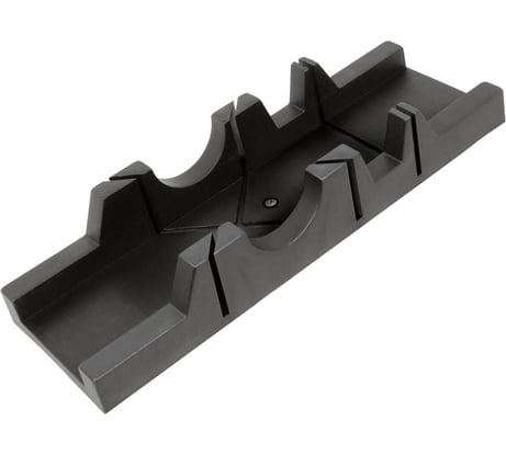 Стусло USP пластик, 297х65 мм, фигурное, черное 41248