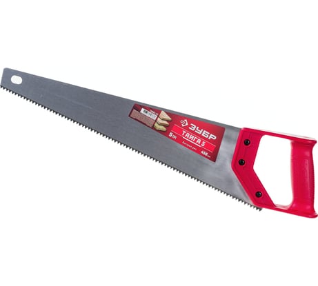 Ножовка для быстрого реза Зубр ТАЙГА-5 450 мм, 5 TPI, рез поперек волокон 15083-45