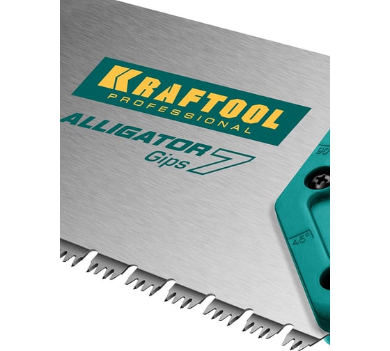 Ножовка для гипса Kraftool Alligator GIPS, 550 мм, 7 TPI специальный зуб, 15210