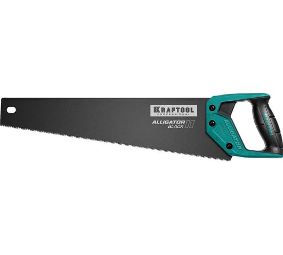 Ножовка для точного реза Kraftool "Alligator BLACK", 450 мм, 11 TPI 3D зуб, 15205-45