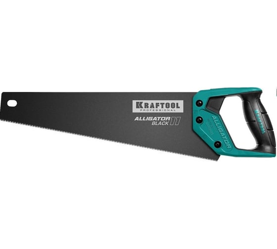 Ножовка для точного реза Kraftool "Alligator BLACK", 400 мм, 11 TPI 3D зуб, 15205-40