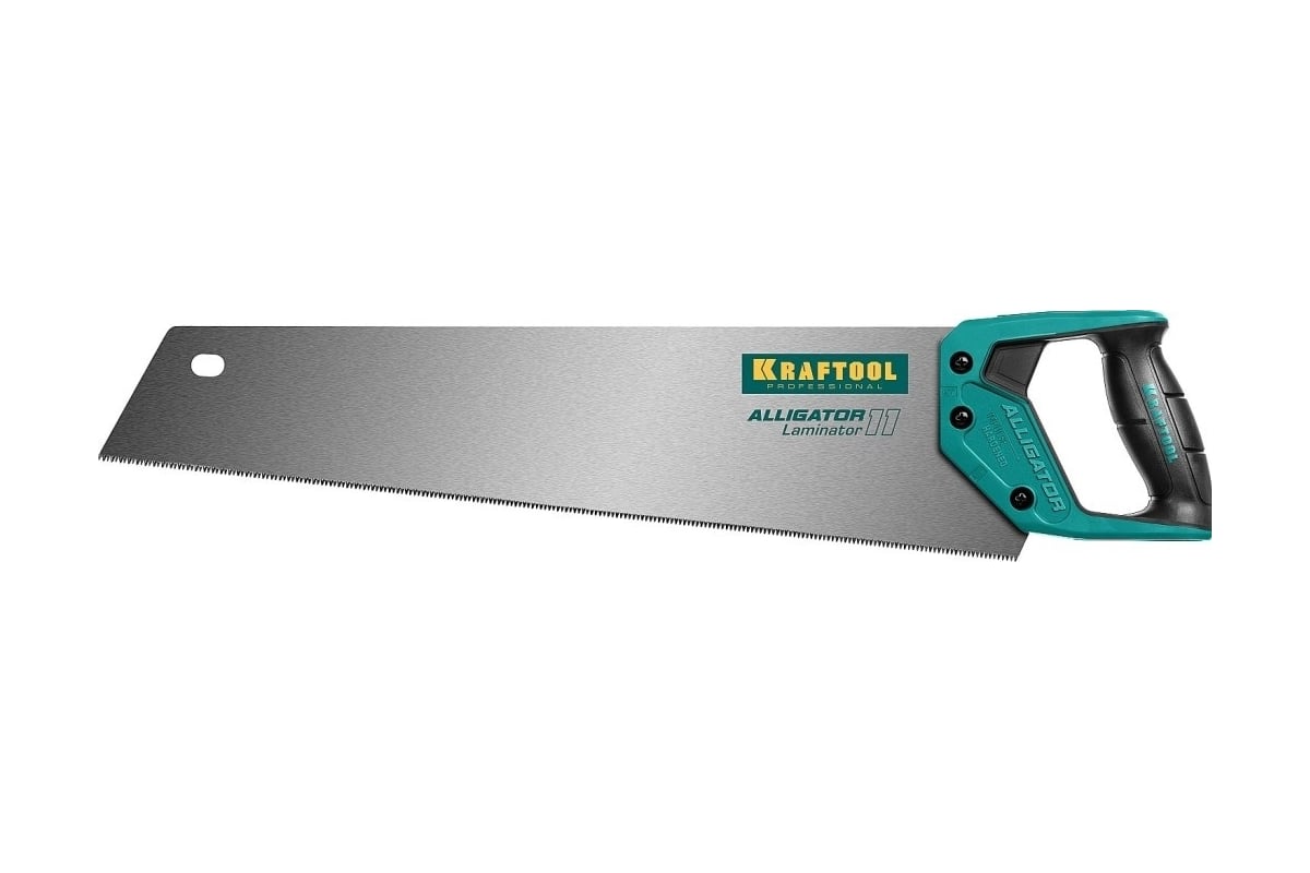 Ножовка по ламинату Kraftool Alligator LAMINATOR, 500 мм, 11 TPI 3D зуб ...