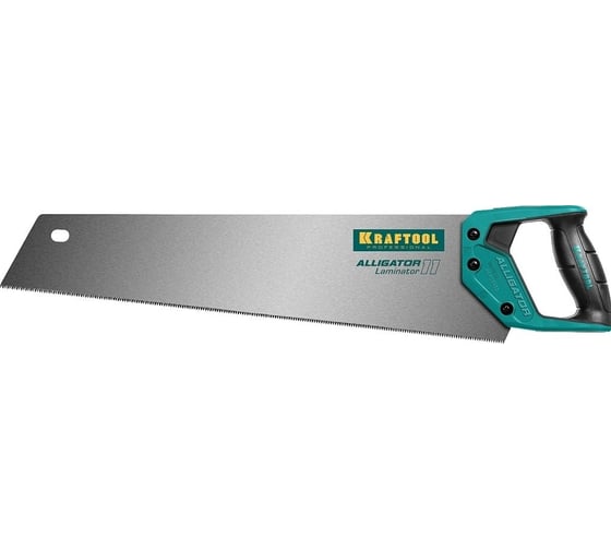 Ножовка по ламинату Kraftool Alligator LAMINATOR, 500 мм, 11 TPI 3D зуб, 15207