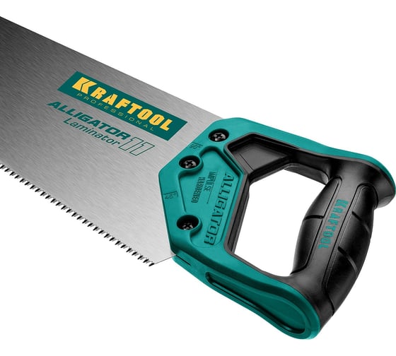 Ножовка по ламинату Kraftool Alligator LAMINATOR, 500 мм, 11 TPI 3D зуб, 15207
