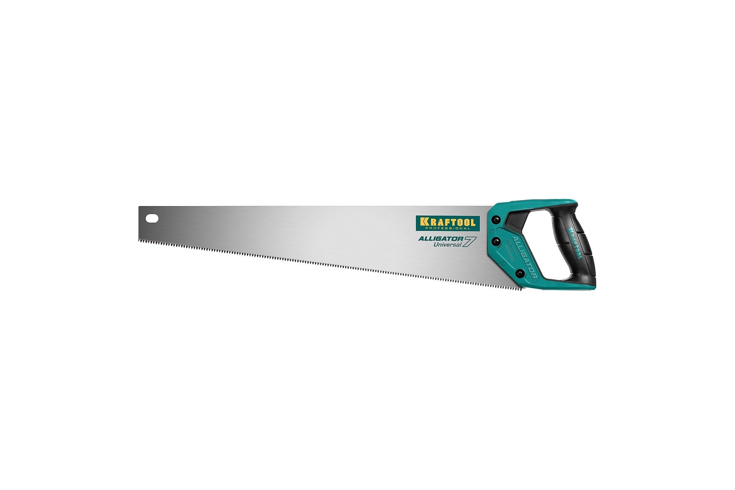 УниверсальнаяножовкаKraftoolAlligator7",550мм,7TPI3Dзуб.15004-55