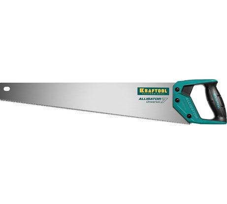 Универсальная ножовка Kraftool Alligator 7", 550 мм, 7 TPI 3D зуб. 15004-55