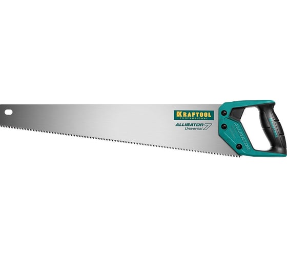 Универсальная ножовка Kraftool Alligator 7", 550 мм, 7 TPI 3D зуб. 15004-55 1