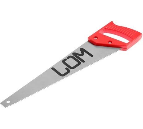Ножовка по дереву LOM пластиковая рукоятка, 7-8 TPI, 350 мм 3581500