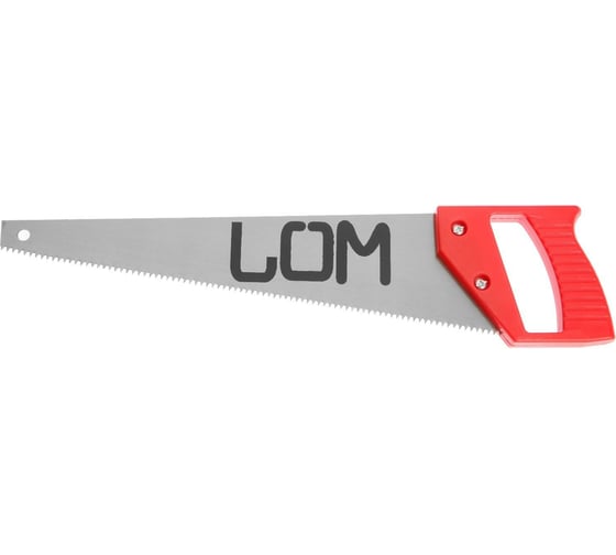 Ножовка по дереву LOM пластиковая рукоятка, 7-8 TPI, 350 мм 3581500